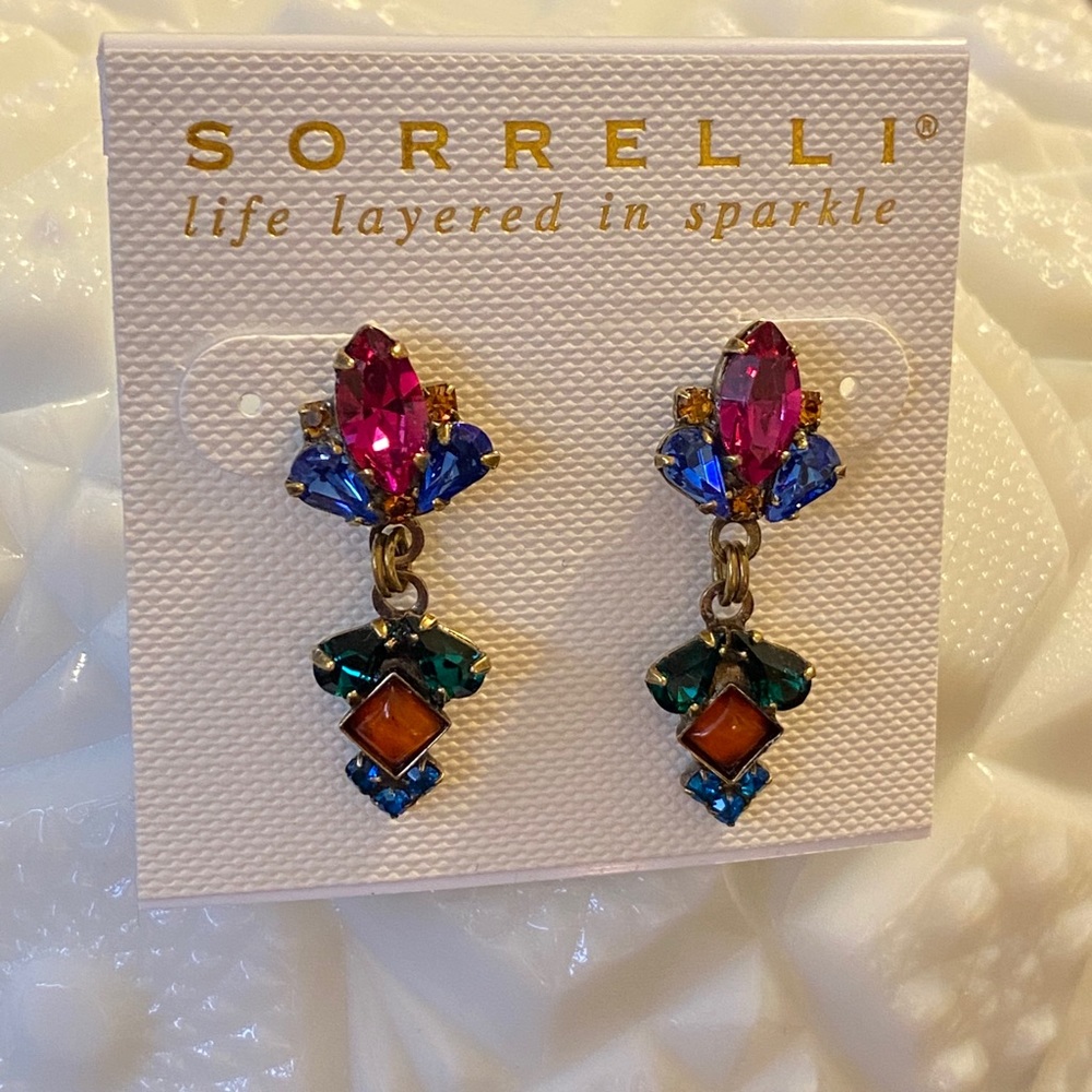 Sorrelli Bright Multi dangle earrings